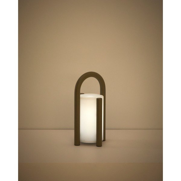 LED pārvietojams āra gaismeklis ar USB ø 14 cm Leros – Kave Home-image-3