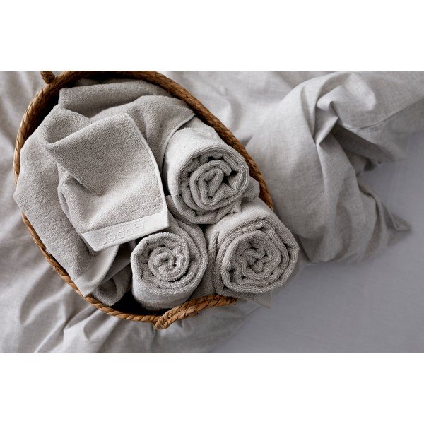 Pelēks organiskās kokvilnas dvielis 70x140 cm Comfort – Södahl-image-3