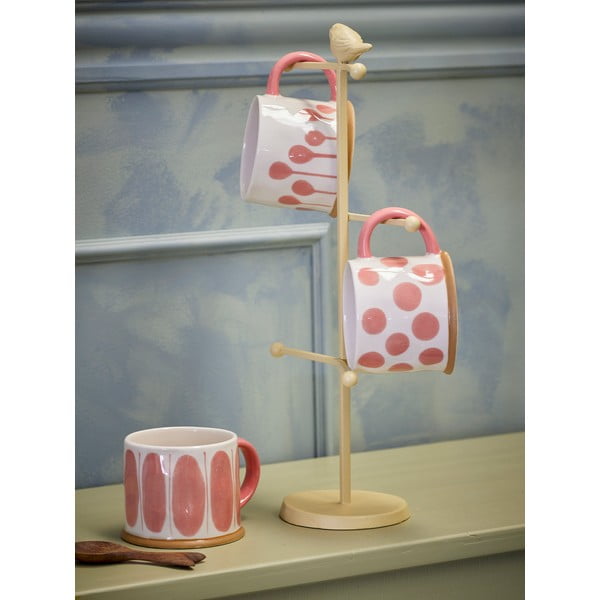 Lašrozā/krēmkrāsas akmensmasas krūzes (3 gab.) 450 ml Linora – Bloomingville-image-1