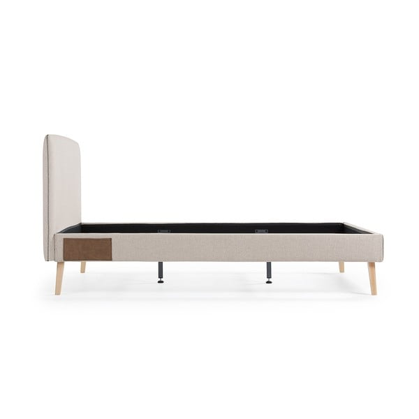 Bēša divguļamā gulta Kave Home Lydia, 160 x 200 cm-image-3