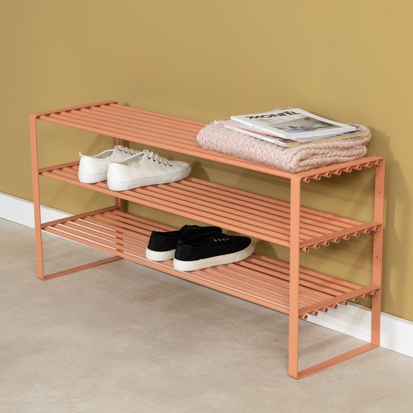 Lašrozā tērauda apavu plaukts 100x48,5x29 cm Rex – Spinder Design-image-1