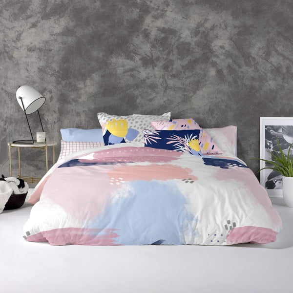 Kokvilnas segas pārvalks Blanc Tempera, 140 x 200 cm-image-1