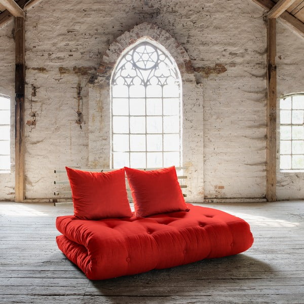 Dīvāns gulta Karup Shin Sano Natur/Red