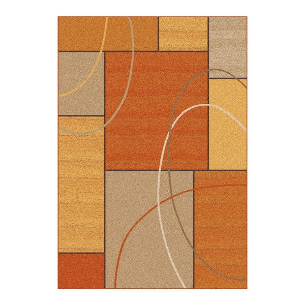 Oranžs paklājs Universal Delta, 133 x 190 cm