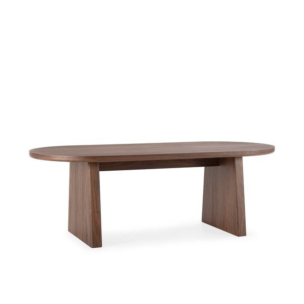 Ēdamgalds ar riekstkoka imitāciju 100x200 cm Blair – MOME