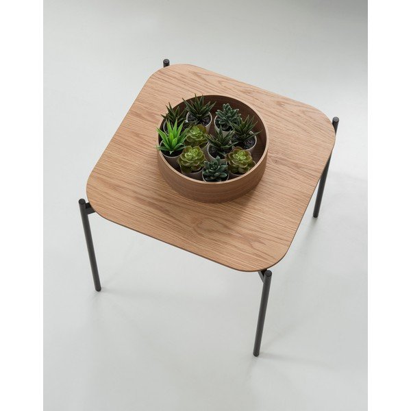 Ozolkoka imitācijas žurnālgaldiņš Marckeric Idara, platums 50 cm-image-1