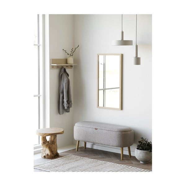 Tīkkoka masīvkoka apaļš sānu galdiņš ø 40 cm Palena – House Nordic-image-3