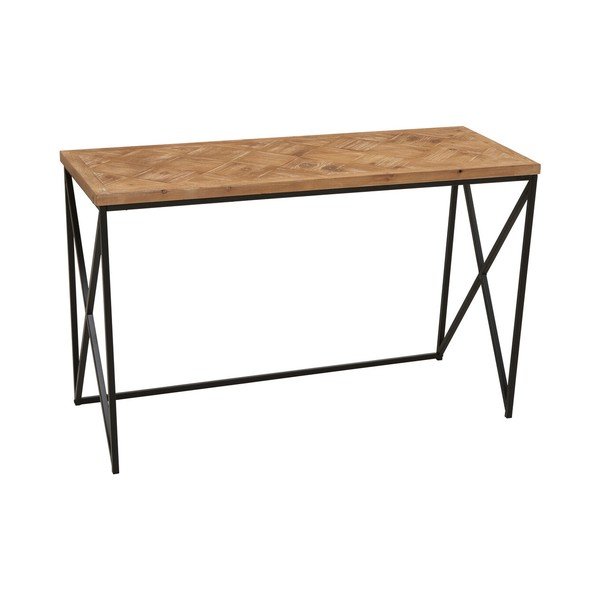 Dabīga toņa egles masīvkoka konsoles galds 48x120 cm Kickford – Premier Housewares
