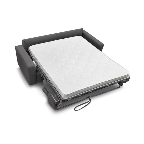 Tumši pelēks salokāms dīvāns 195 cm Monaco – Bobochic Paris-image-4