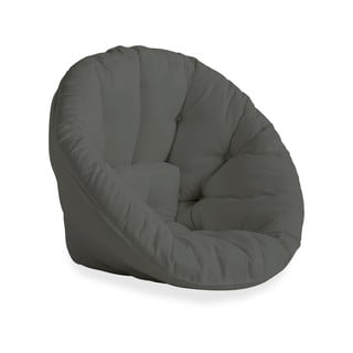 Tumši pelēks āra krēsls-matracis Karup Design OUT™ Nido Dark Grey