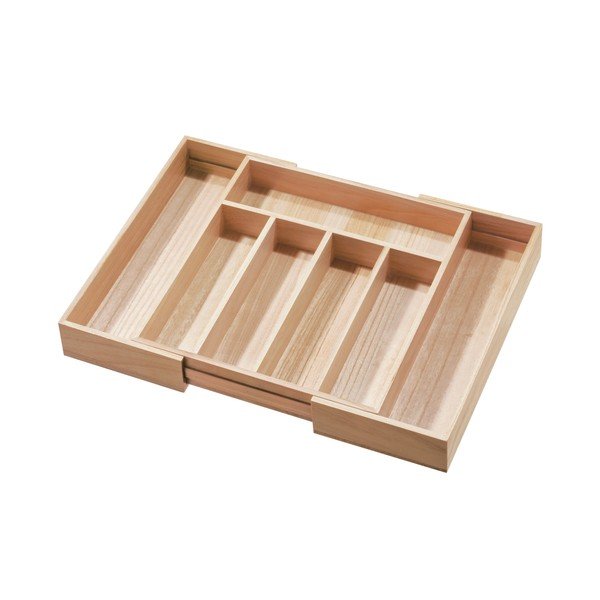 Galda piederumu organizators no paulovnijas koka iDesign Eco-image-2