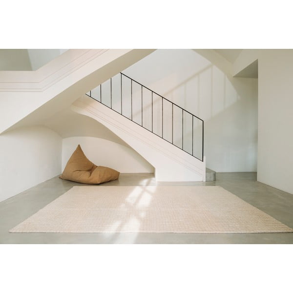 Bēšs mazgājams/ar rokām darināts vilnas paklājs 140x200 cm Unexpected Wool – Lorena Canals-image-3