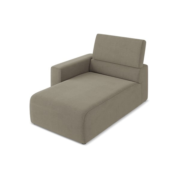 Gaiši brūna modulārā dīvāna daļa (ar kreiso stūri) Kalea – Makamii-image-2