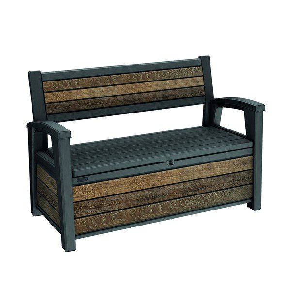 Tumši brūns plastmasas dārza sols Deco – Keter