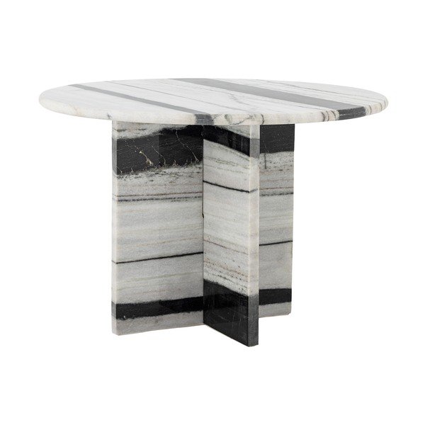 Melnbalts marmora apaļš žurnālgaldiņš ø 61 cm Rosito – Bloomingville-image-4