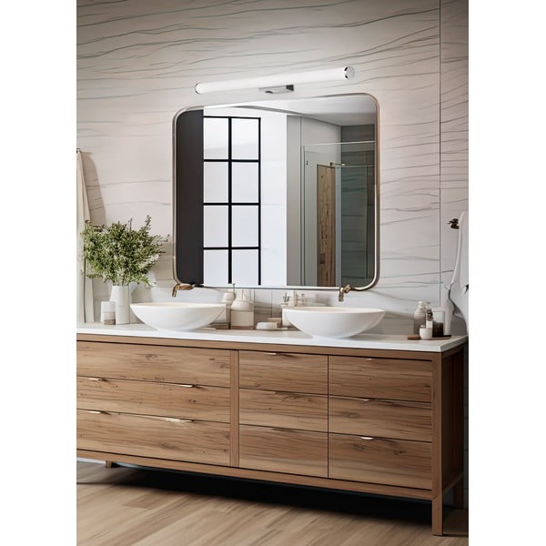 Spīdīgas sudraba krāsas LED sienas lampa Mattimo – Trio-image-1