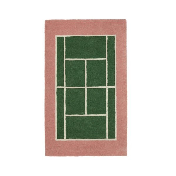 Bērnu rotaļu paklājs no vilnas maisījuma 88x150 cm Tennis – OYOY Mini