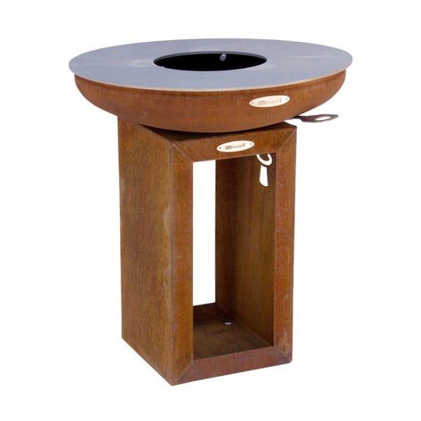 Brūns āra malkas grils Remundi Carus S, ø 62 cm-image-2