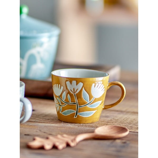 Okera dzeltena māla krūze 255 ml Tangier – Bloomingville-image-1