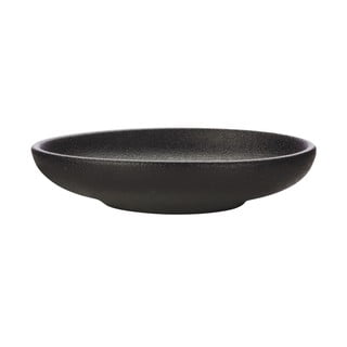Melna keramikas bļoda Maxwell & Williams Caviar Round mērcei, ø 10 cm