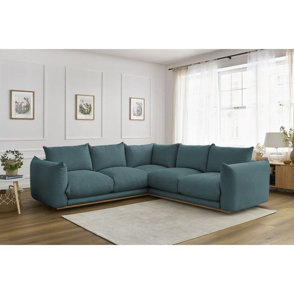 Zils stūra dīvāns Ernest – Bobochic Paris-image-1