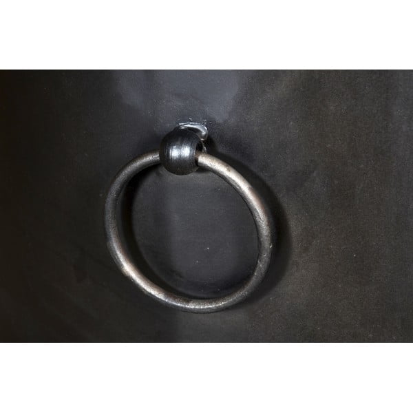 Melns metāla vīna skapis pudeļu skaits 9, 60x85 cm Luni – Interia Home & Living-image-1