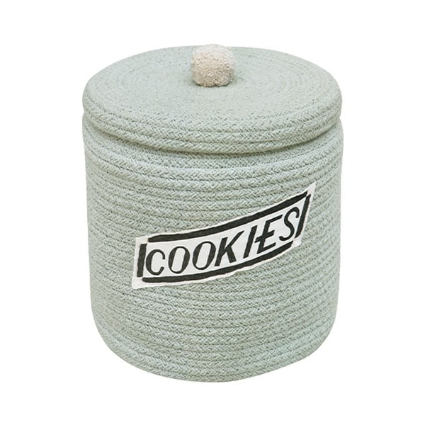 Gaiši zils tekstila bērnu rotaļlietu grozs ø 20x26 cm Cookie Jar – Lorena Canals