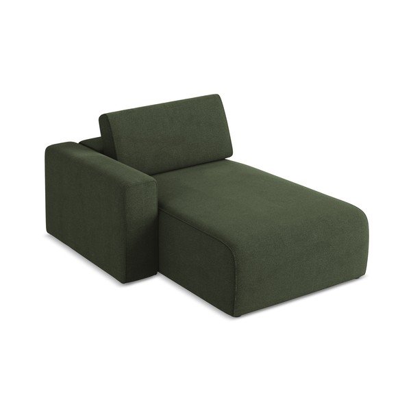 Zaļa modulārā dīvāna daļa (ar kreiso stūri) Kalea – Makamii-image-3