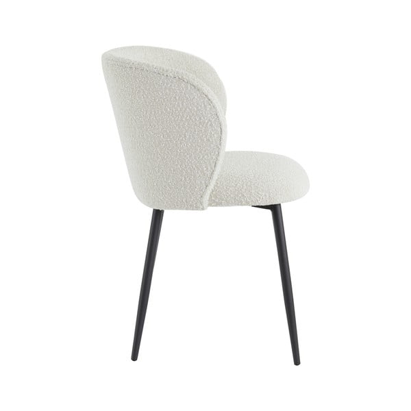 Balts polsterēts ēdamistabas krēsls Elyna – Light & Living-image-2