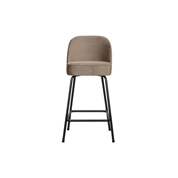Bēšs samta bāra krēsls 89 cm Vogue – BePureHome