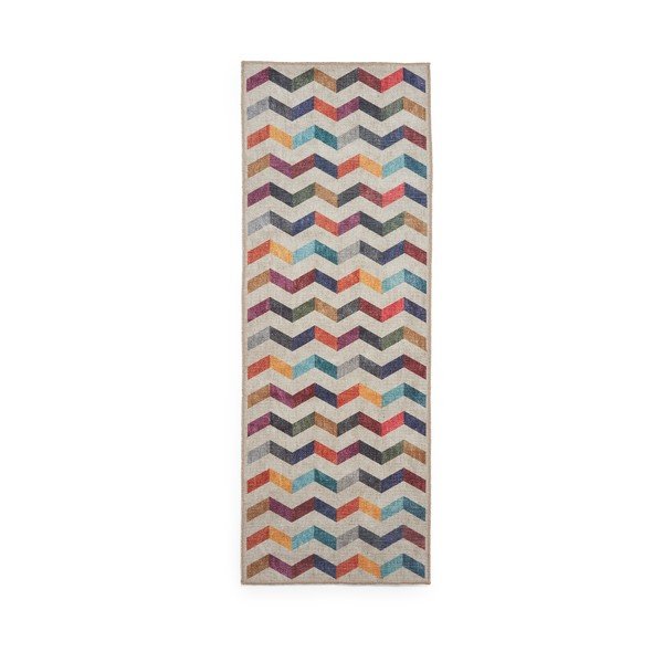 Mazgājams celiņa paklājs 76x230 cm Coral Multi – Think Rugs