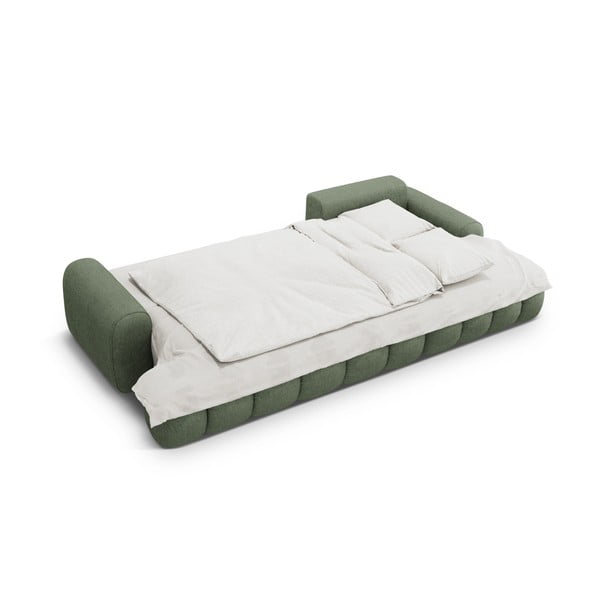 Zaļš salokāms/ar uzglabāšanas vietu stūra dīvāns (ar labo stūri/ar zvilni) Linz – Cosmopolitan Design-image-4