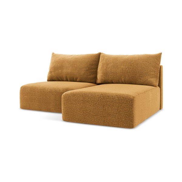 Oranžs salokāms/ar uzglabāšanas vietu stūra dīvāns (ar labo stūri) Kalena – Makamii-image-2