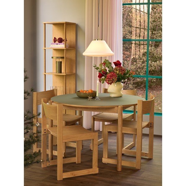 Balta piekaramā lampa ar regulējamu spilgtumu ø 40 cm Muse – Hübsch-image-3