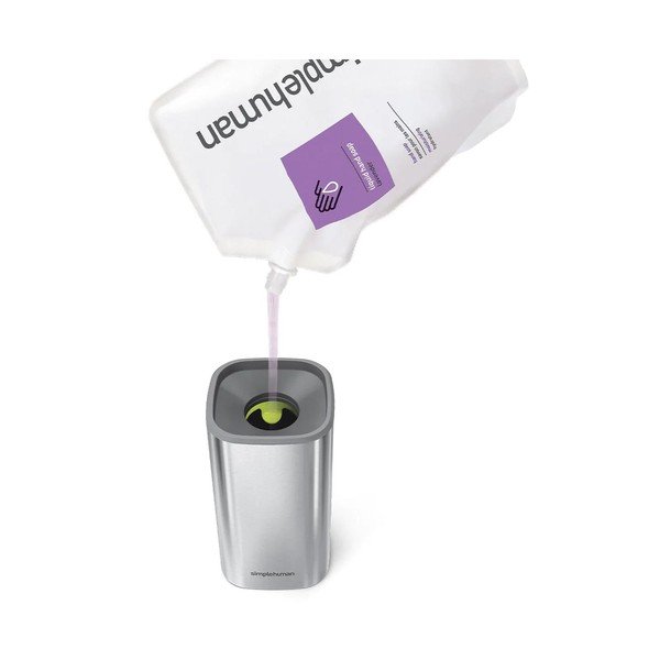 Nerūsējošā tērauda ziepju dozators sudraba krāsā 295 ml – simplehuman-image-2