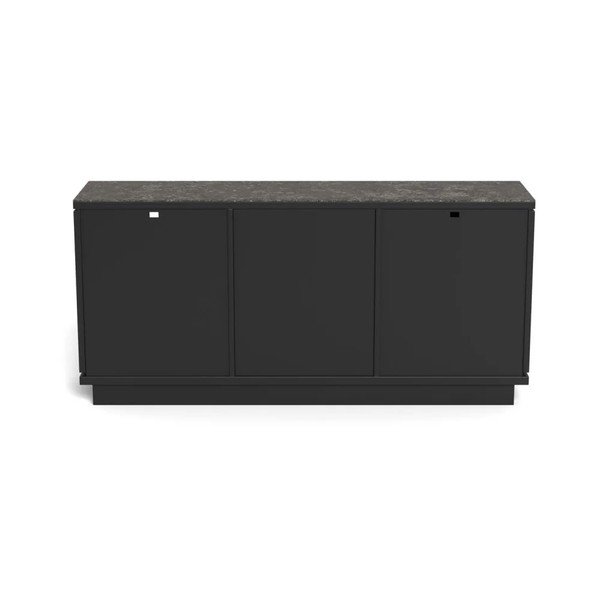 Melna kumode no MDF 160x75x40 cm Tribeca – Actona-image-4