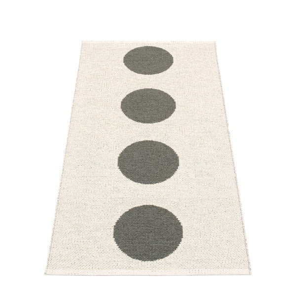 Tumši pelēks iekštelpu un āra celiņa paklājs 70x150 cm Vera Charcoal – Pappelina-image-1