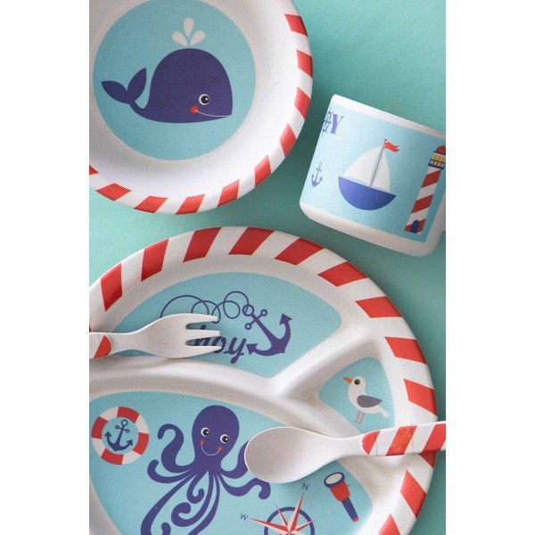 Bambusa bērnu pusdienu komplekts (5 gab.) Eden – Premier Housewares-image-2