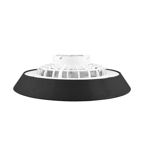 Melna LED griestu lampa Varberg – Reality-image-4