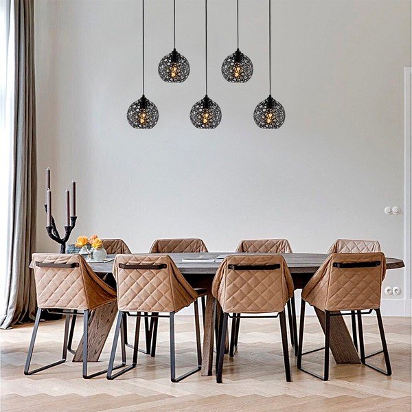 Melna piekaramā lampa ø 17 cm Fellini – Opviq lights-image-2