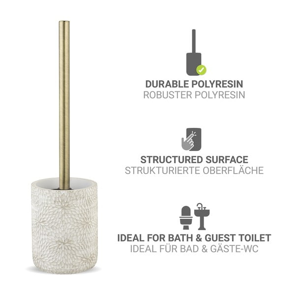 Balta polirezīna tualetes birste Montalfano – Wenko-image-3