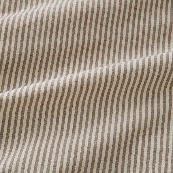Pelēkbrūna vienguļamā gultas veļa 135x200 cm Cotton Rich Narrow Woven Stripe – Pineapple Elephant-image-3