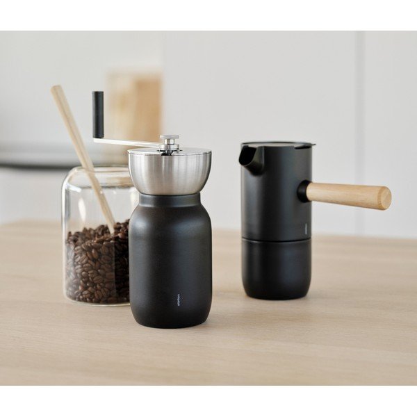 Melna nerūsējošā tērauda mokas kafijas kanna 250 ml Collar – Stelton-image-2