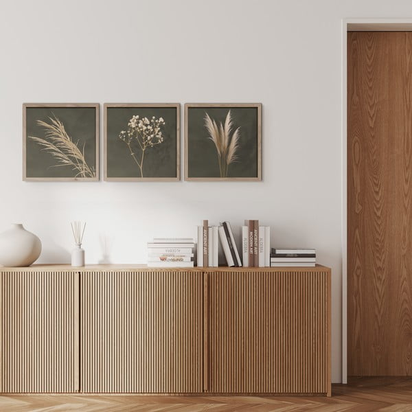 Gleznas (3 gab.) 30x30 cm Pampas – Styler-image-2