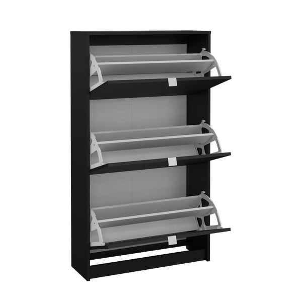 Melns atverams apavu plaukts Shoes – Tvilum-image-4