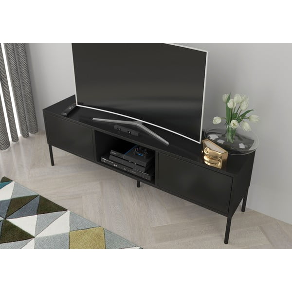 Melns TV galdiņš Skandica Mirka-image-1