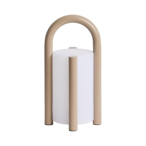 LED pārvietojams āra gaismeklis ar USB ø 14 cm Leros – Kave Home