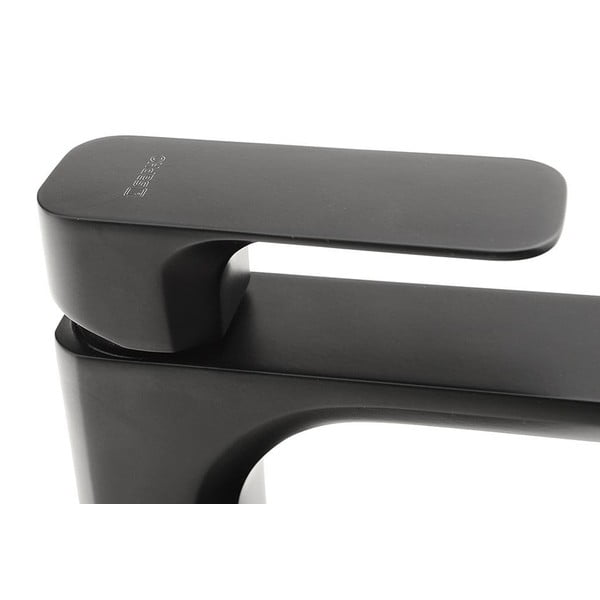 Matēti melns stāvošs jaucējkrāns izlietnei Spy – Sapho-image-2