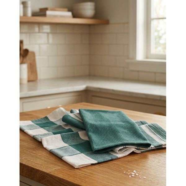 Kokvilnas trauku dvieļi (3 gab.) 45x70 cm Vafle – JAHU collections-image-1