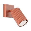 Ķieģeļu sarkana prožektora tipa lampa 8x16 cm Gleam – Sollux